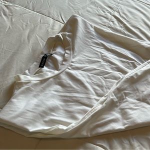 sleeveless blouse with shoulder pads